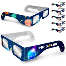 5 Pack Solar Eclipse Glasses AAS Approved 2024 ISO Certified and Approved fo...