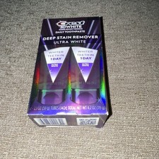 Crest 3D White Deep Stain Remover Ultra White Fluoride 2 Pack 2.1 oz Exp 9/2027