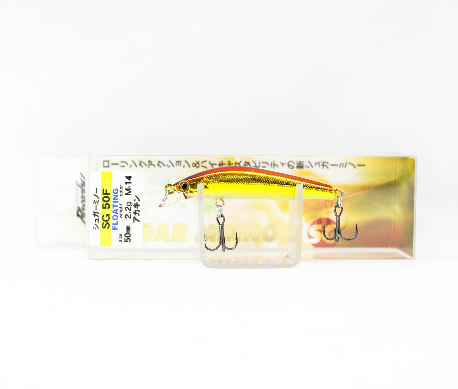 Bassday Sugar Minnow SG 50F Floating Lure 2.2 grams M-14 (0051)