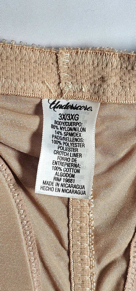 NOVA calcinha feminina acolchoada underscore 3X estilo nude 129-6171 nova com etiquetas - Imagem 4 de 4