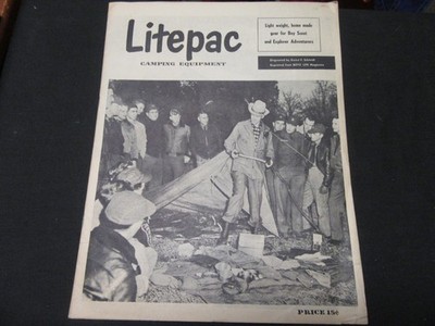 Litepac Camping Equipment Boys' Life Reprint 1950's    NPC2