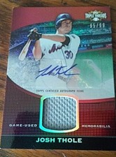 2011 Triple Threads-Josh Thole Autograph/Jersey 95/99