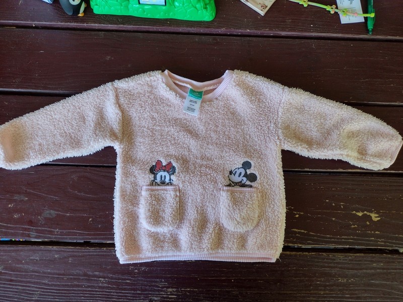 Disney Baby Fleece Outfit 24 Months Mickey Minnie Mouse