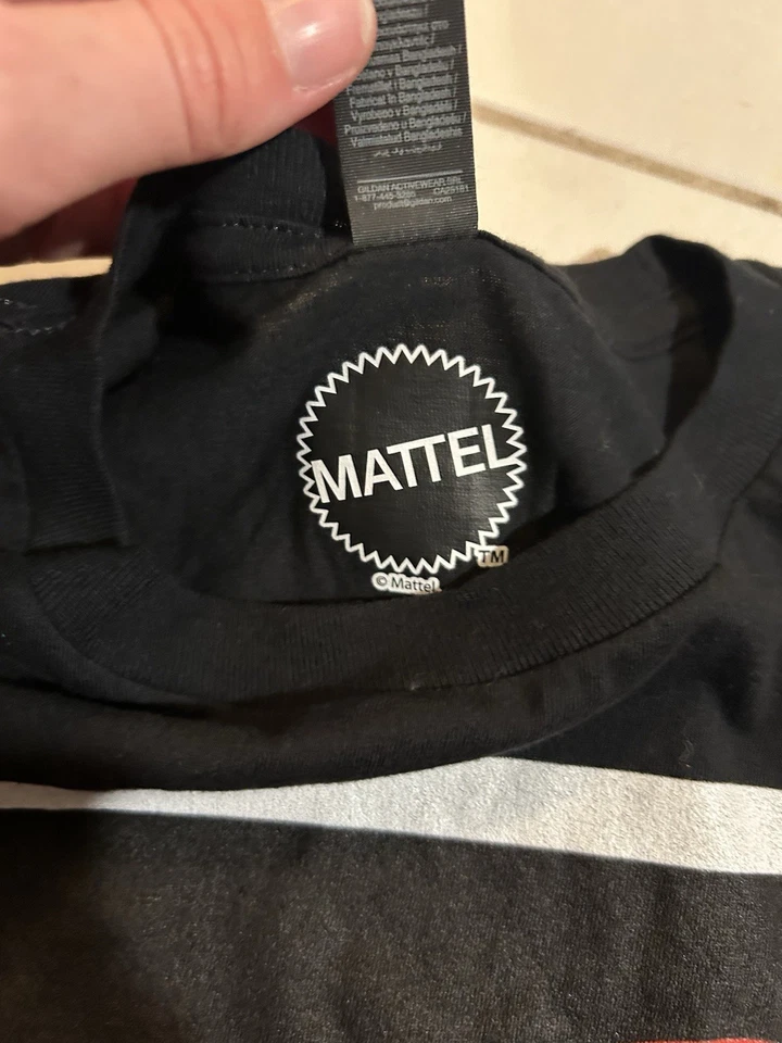 Uno 纸牌游戏 T 恤美泰 Gilden XL 出品 - 黑色 — 第 3/4 张图片