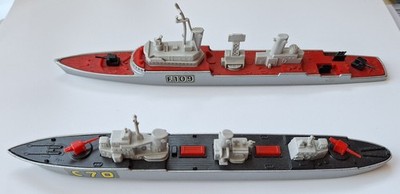 MATCHBOX SEAKINGS  K302 Corvette + K301 Frigate (1976)