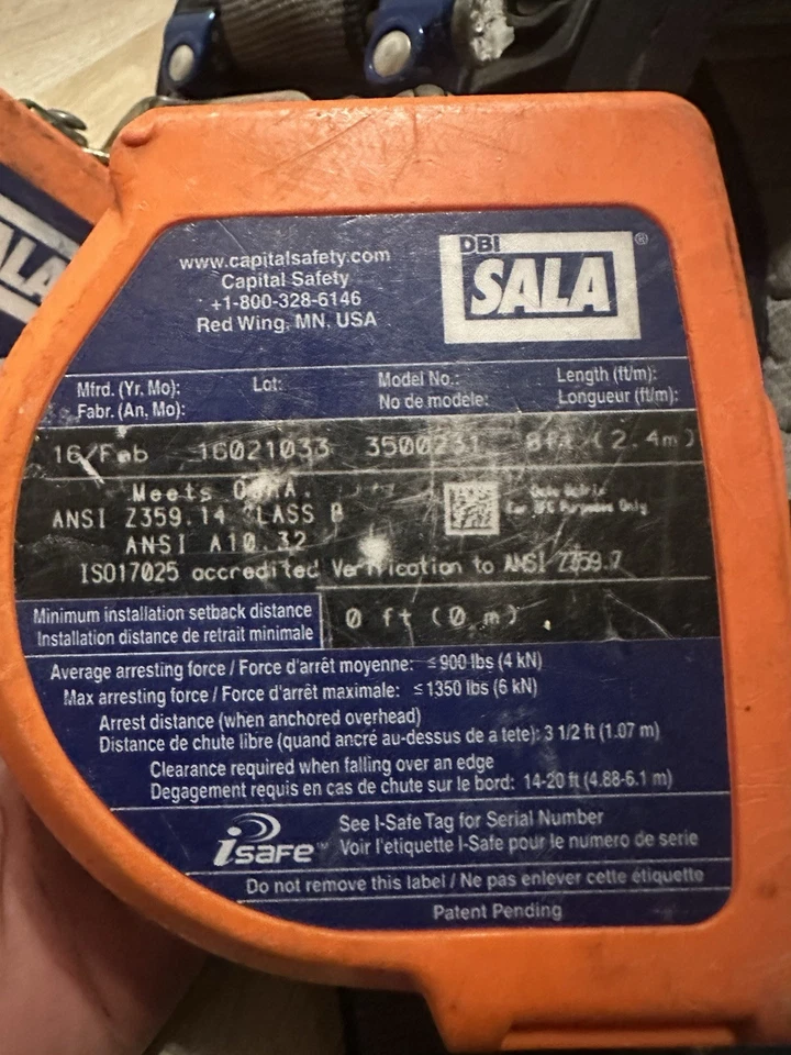 Arnés de seguridad caída Foto 3 de 4