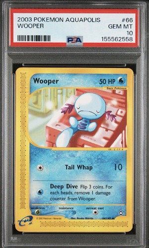 Wooper graded PSA 10 for sale on eBay