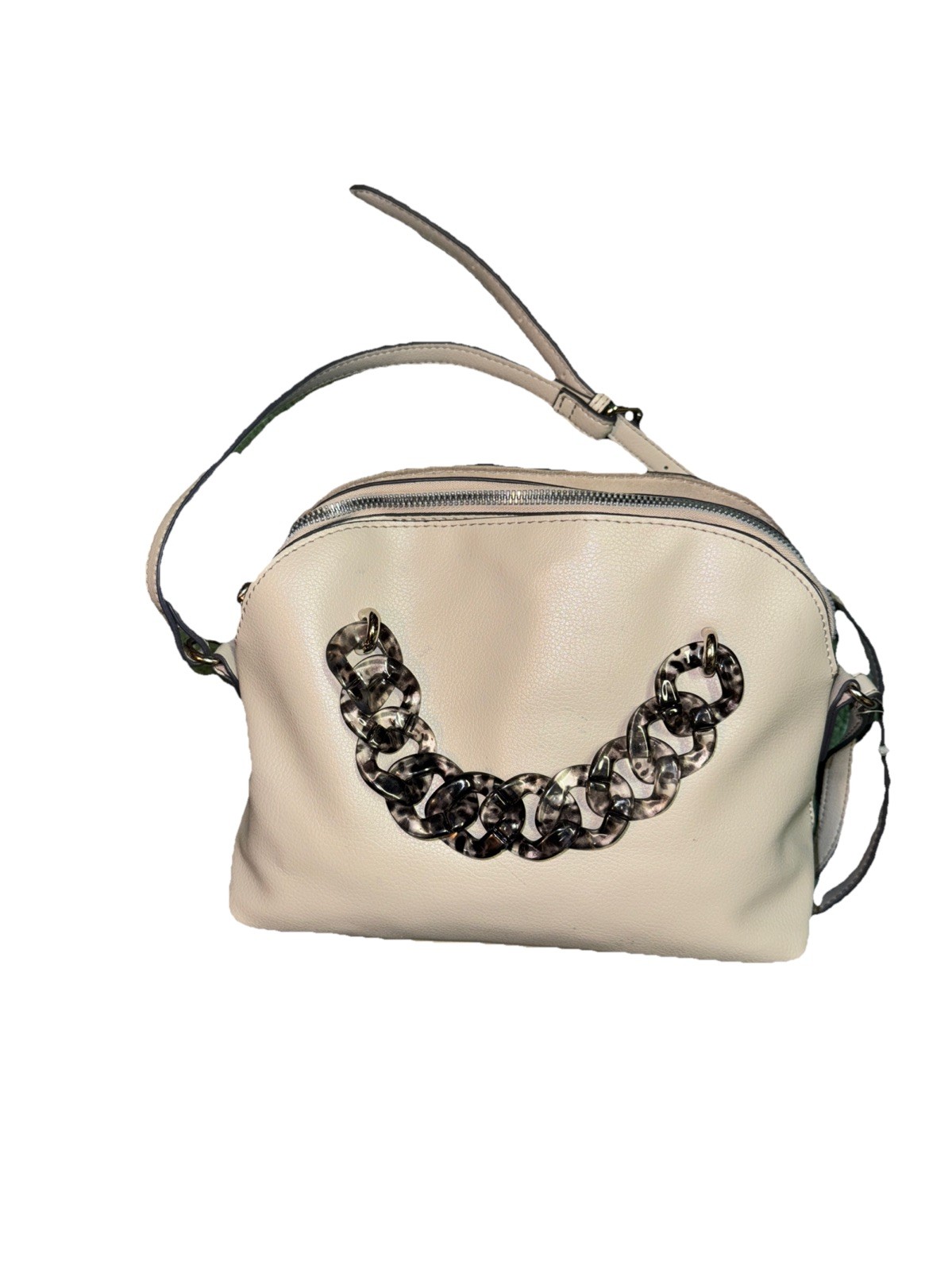 Bold Elements Multipockets Crossbody Bag Gray Fau… - image 14