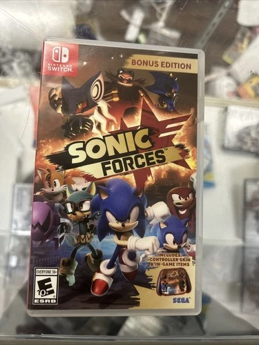 Sonic Forces Bonus Edition (Nintendo Switch, 2017) CIB TESTED