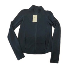 Nike Women's One Dri-FIT Full Zip Midlayer Jacket Women's Size S NWT Black New