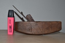 Ancien rabot "GOLDENBERG" cintré , convexe 2 sens, de tonnelier, charron à fer