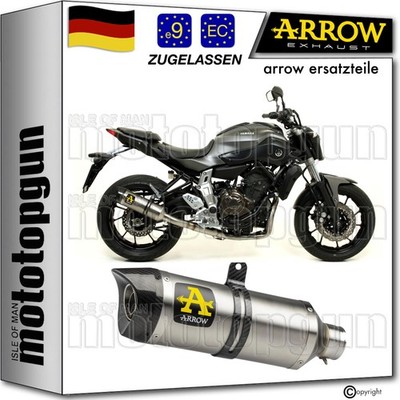 ARROW AUSPUFF ZUGELASSEN THUNDER ALUMINIUM C YAMAHA MT07 MT-07 2018 18 2019 19