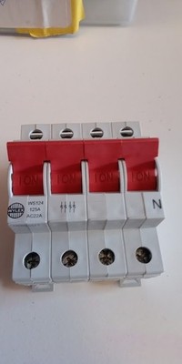 WYLEX WS124 125A Trennschalter Hauptschalter Drehstromverteiler 4-polig