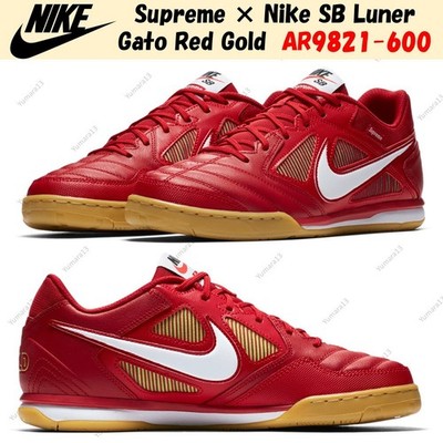 古着　Supreme Nike SB Luner Gato 29cm US11 Supreme × Nike SB Luner Gato Red Gold AR9821-600 Men's Size | eBay