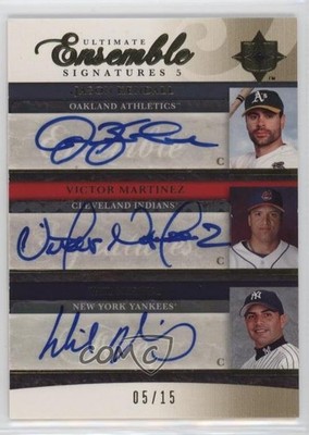 2006 Ultimate Collection 5/15 Jason Kendall Victor Martinez Wil Nieves Auto w7p