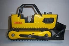 Tonka Bulldozer T-6 With Rollbar 1970's Press Steel Fully Working Toy 9 " Long