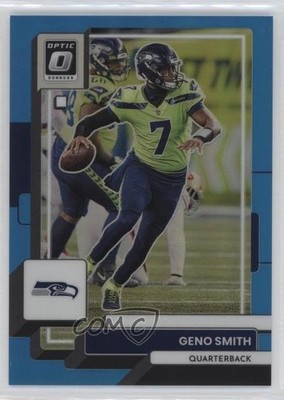 2022 Panini Donruss Optic Aqua Prizm 60/299 Geno Smith #177 1q5