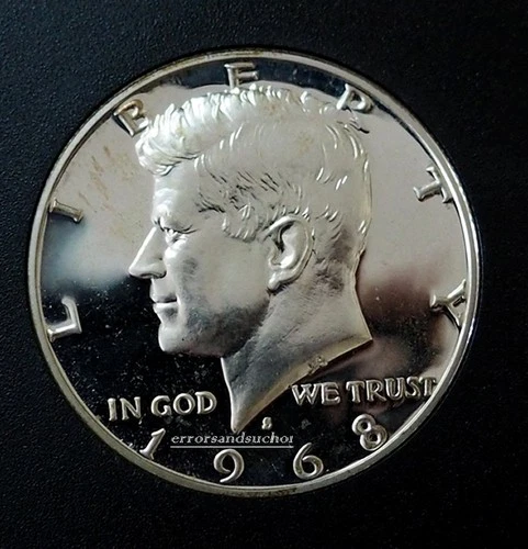 1968-S  Silver Kennedy Half Dollar Proof  *40% Silver*  *** CAMEO ***