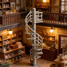 1/64 Staircase Model DIY Platform for Micro Landscape Fairy Garden Dollhouse