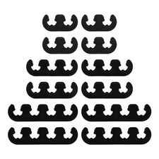 12pcs Spark Plug Wire Separator Ignition Holders For Black