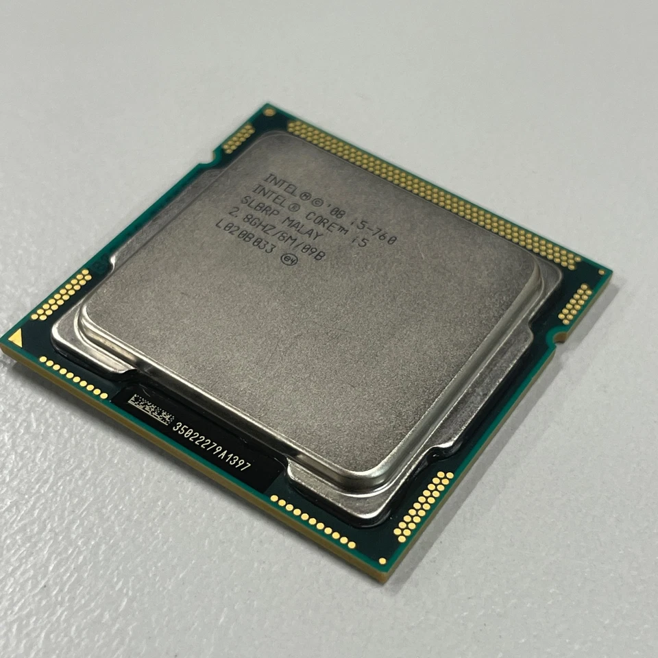Intel Core i5-760 Quad Core CPU 2.8 Ghz 8MB Socket LGA 1156 Processor SLBRP - Image 3 of 4