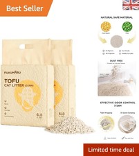 Hypoallergenic Unscented Cat Litter - Quick Clumping Tofu Pellets 5.4Kg 5.73 per kilo