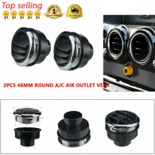 Universal 46mm Round A/C Air Conditioning Outlet Vent for RV Bus Car Boat Yacht