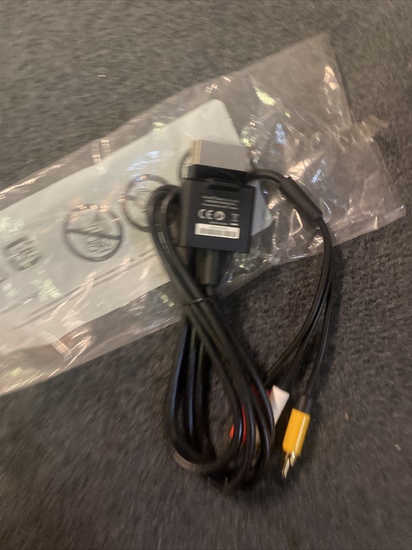 Xbox 360 Composite AV Cable Microsoft Corporation New Not Used