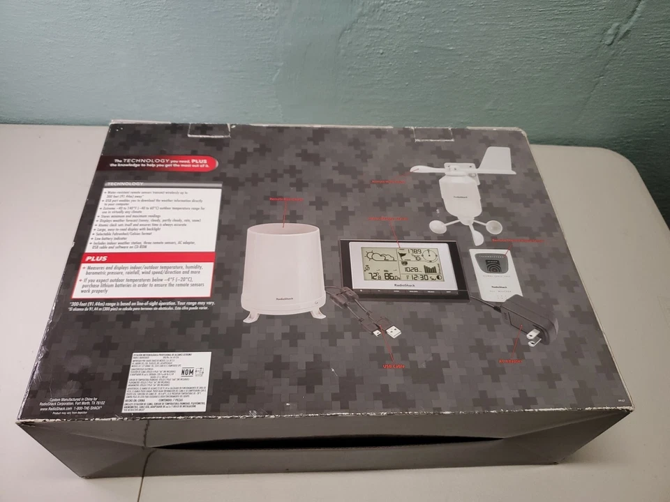 Estación meteorológica profesional Radio Shack Extreme Range en caja Foto 3 de 4