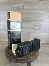 SUNPAK AUTO 266D Made in Japan FLASH * + Manual BRAND NEW Old Stock