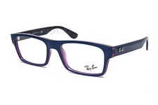 Ray Ban RB 7030 5398 Blue on Purple size 53/17/140 Made in Italy Eyeglasses