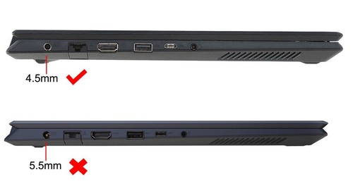 Chargeur authentique Asus 19V 2.37A 45W ADP-45ZE B 4.5mm pour ASUS VivoBook 17 F1704VA - Photo 3/7