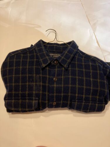 Abercrombie and fitch wool button down XL - image 1