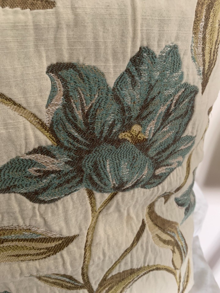 Vintage embroidered cushion Cover arts &crafts look Cover only Size 17