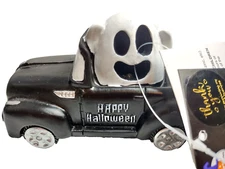 Mini Ghost Happy Halloween Light-up Pickup Truck Decor LED Tabletop Decoration
