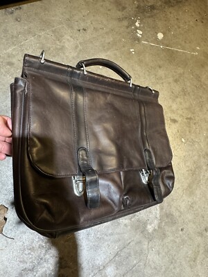 Samsonite 192 Micron Computer Messenger Bag Laptop Leather