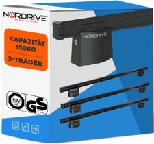 Dachträger 3-Träger Nordrive Kargo für Peugeot Boxer L1,L2,L3,L4 2006- I 150KG