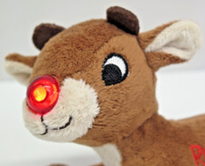 Dandee 6" Plush Light Up Musical Rudolph the Red-Nosed Reindeer Christmas