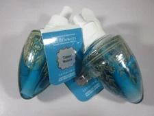 2 bulbs Bath & Body Works Wallflower Refill  Topaz Waters