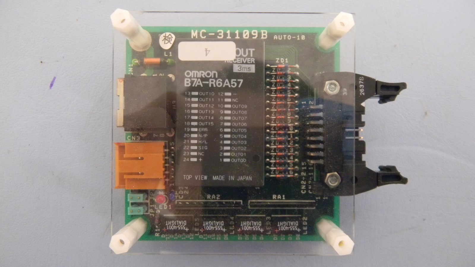 Tokyo Electron Limited MC-31109B Rev 1A Carrier Stage Carrier Status PCB Assy.