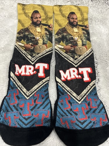 Retired Rockem Rock em Unisex Socks Adult S/M The A TEAM MR T Hero
