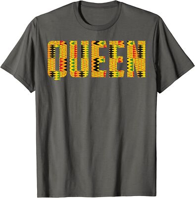 Cool Kente Cloth Lover African Queen Funny Unisex T-Shirt