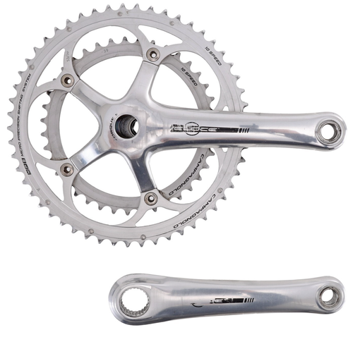 Pédalier Campagnolo Record 10v 175mm 39/53 NOS Ultra Drive EPS - Argent