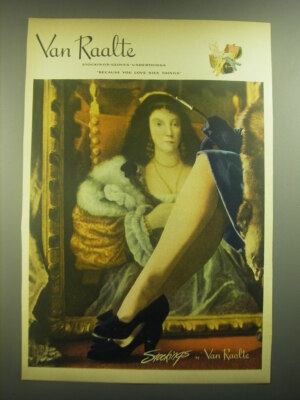 1945 Van Raalte Stockings Advertisement - Because you love nice things
