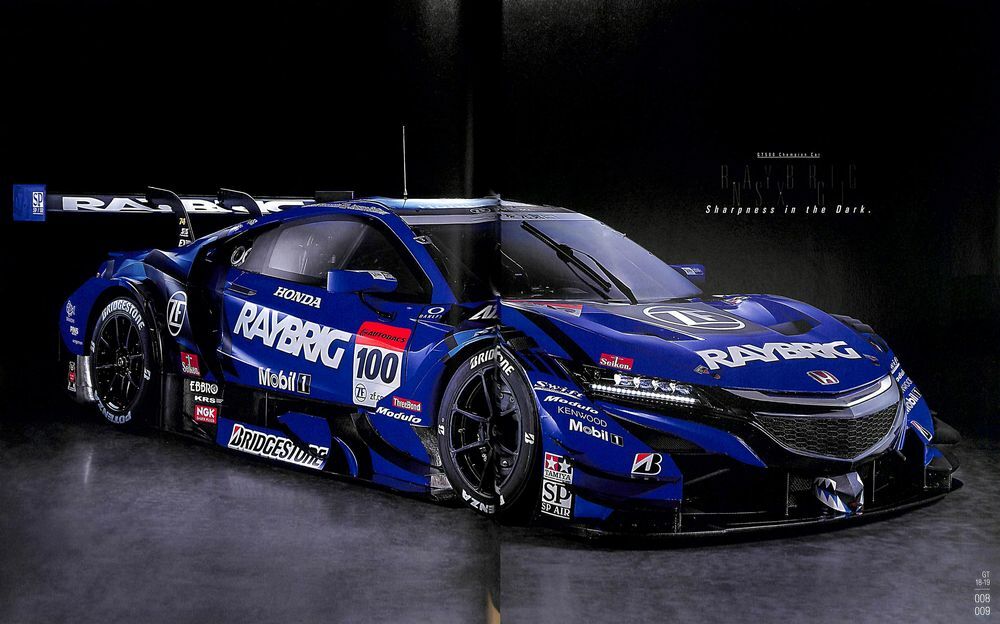 BOOK] 18-19 Super GT official guide Honda NSX-GT Jenson Button