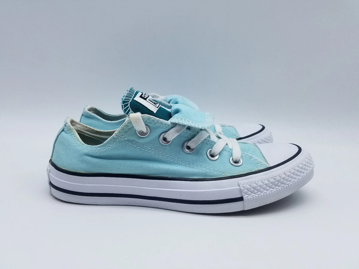 Converse All Star Double Tongue Women s Sneakers Size 6 Blue Green