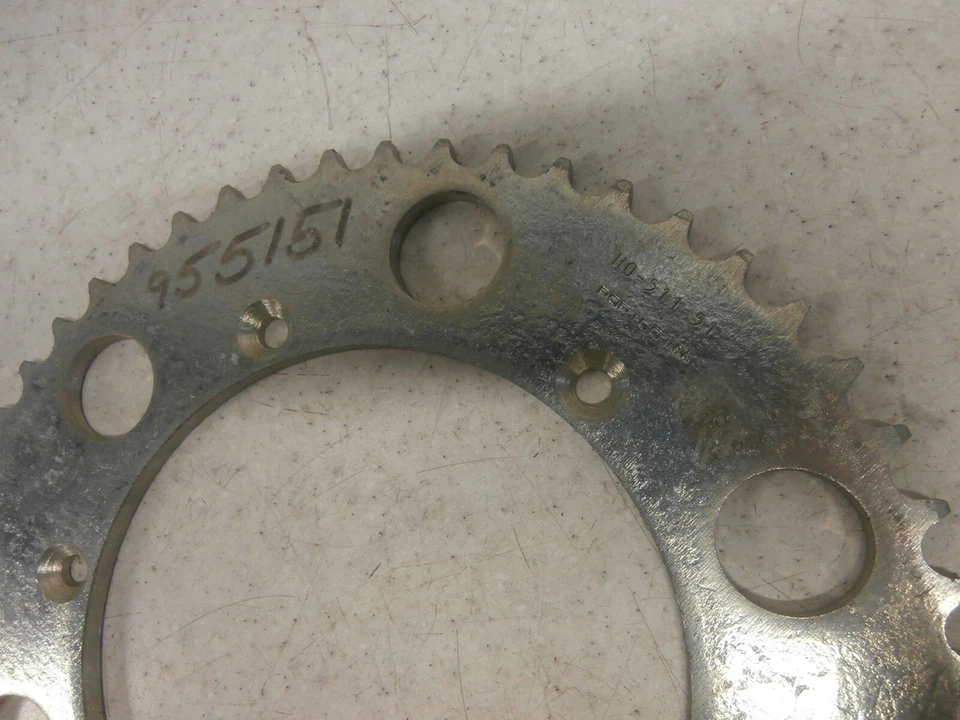 Roda dentada traseira de alumínio 2003 Kawasaki KLX400SR Vortex - NOVA 511-51 - Imagem 3 de 4