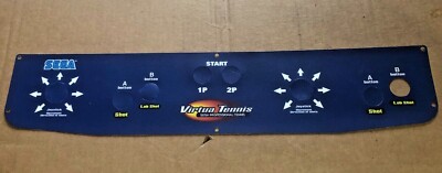 NOS Sega Virtua Tennis control panel overlay 