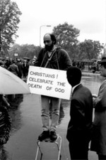 PHOTO  LONDON HYDE PARK SPEAKERS CORNER. 1971
