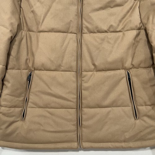 Express Lightweight Puffer Jacket Brown Tan Men’s XL - Picture 7 of 14
